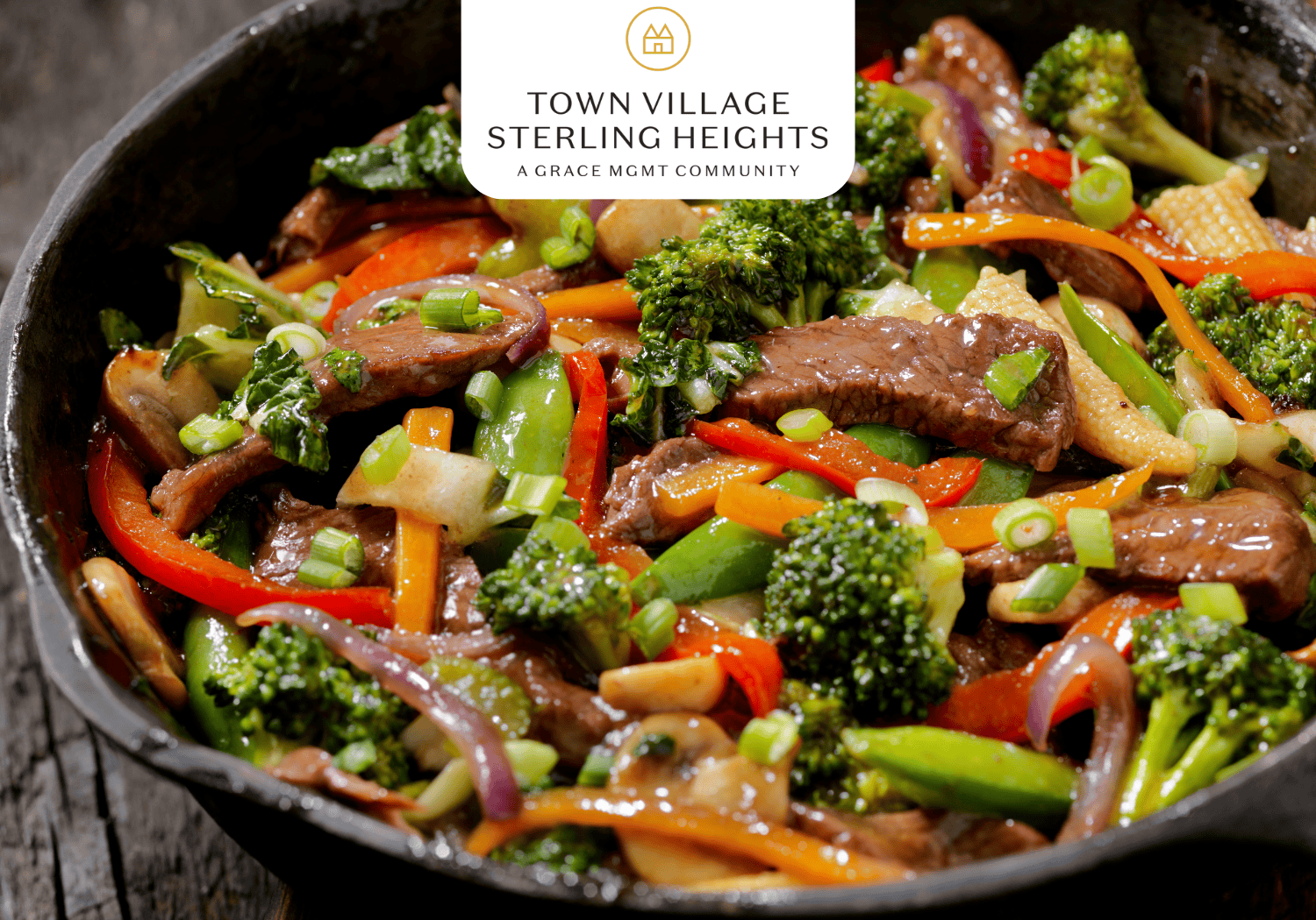 TVSH _ Taste of town village - Town Village Sterling Heights stir fry